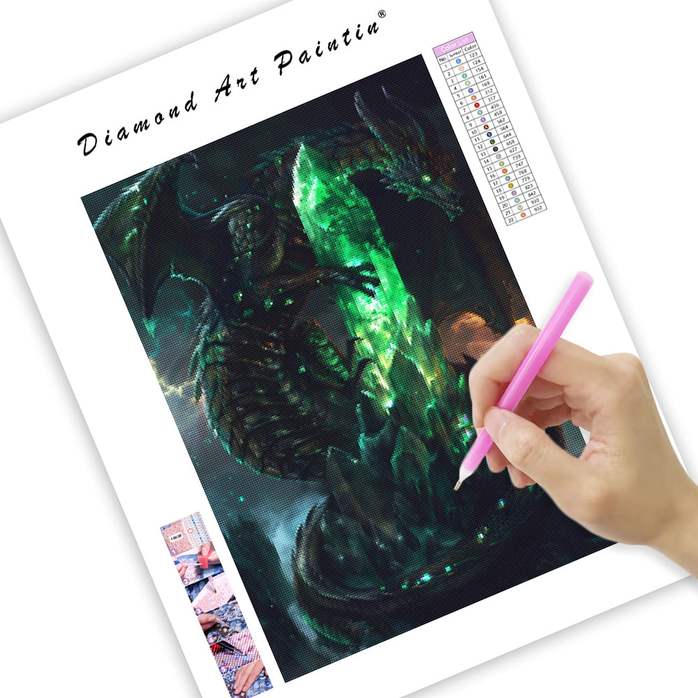 Crystal Dragon - Diamond Painting