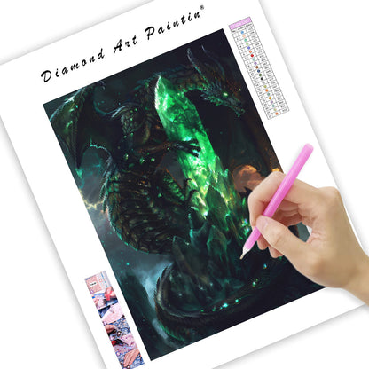 Crystal Dragon - Diamond Painting