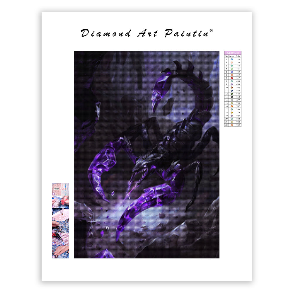 Crystal Wyrm - Diamond Painting