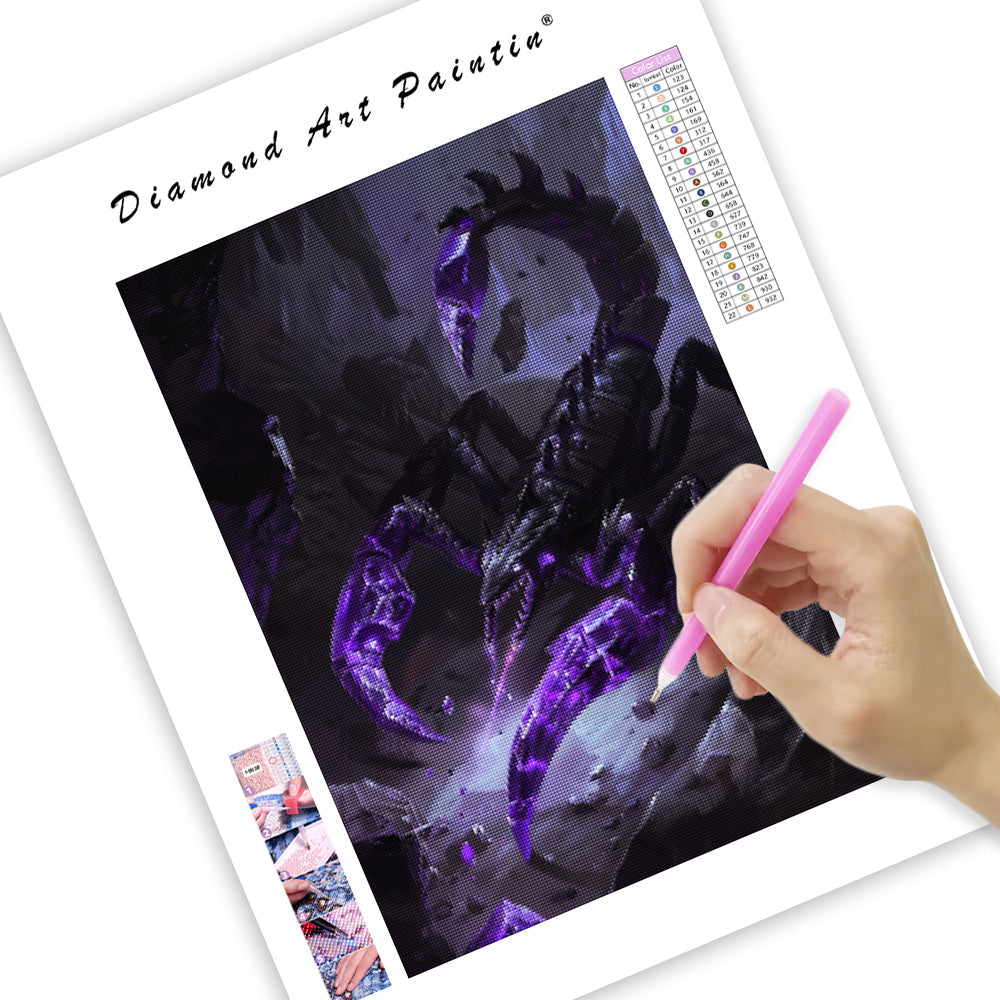 Crystal Wyrm - Diamond Painting