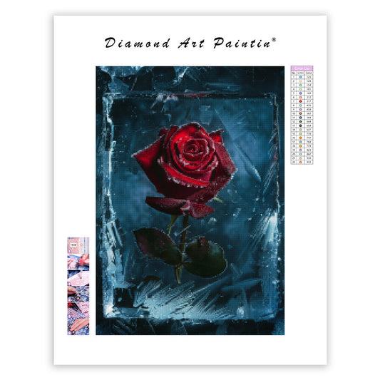 Frozen Rose - Diamond Painting