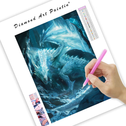 Frozen Wyrm - Diamond Painting