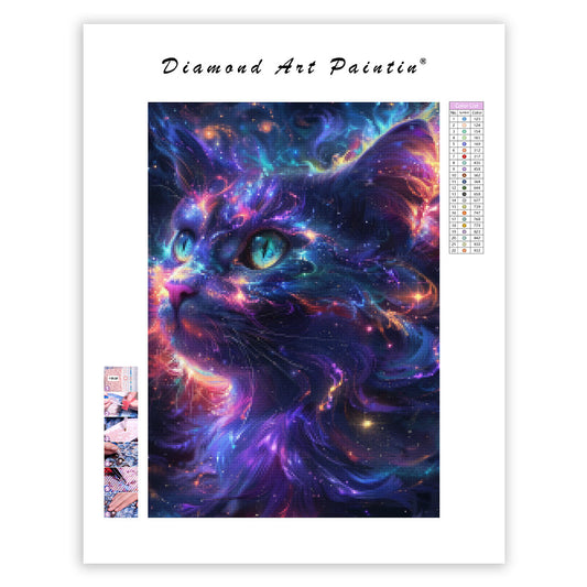 Galaxy Cat - Diamond Painting