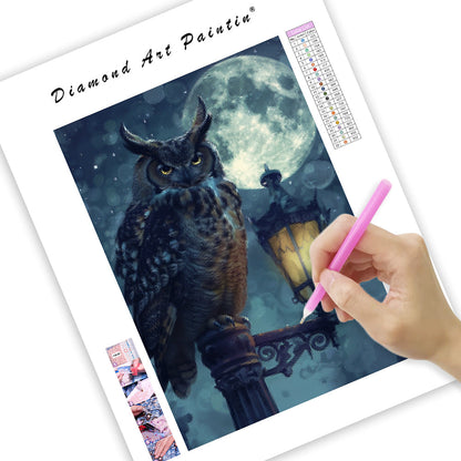Galaxy Owl - Diamond Painting