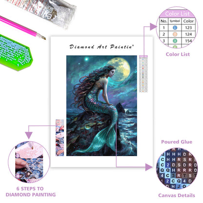 Iridescent Mermaid - Diamond Painting