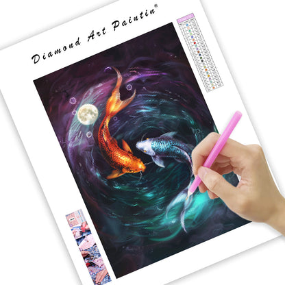 Lunar Koi - Diamond Painting