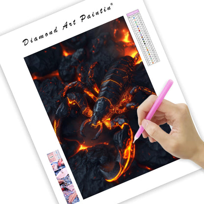 Magma Scorpion - Diamond Painting