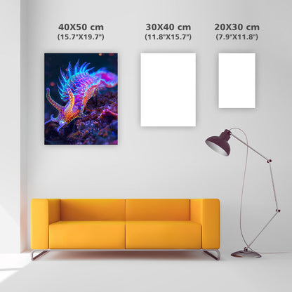 Neon Nudibranch - Diamond Painting