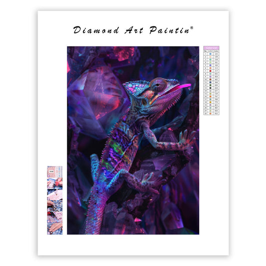 Opal Chameleon - Diamond Painting
