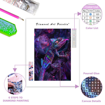 Opal Chameleon - Diamond Painting