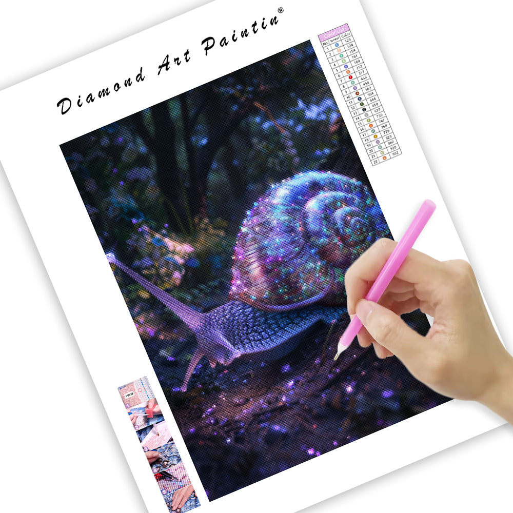Opal Snail - Diamond Painting