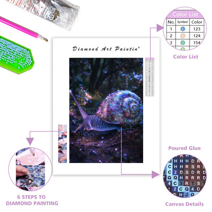 Opal Snail - Diamond Painting