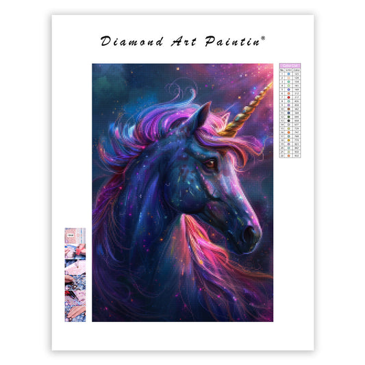 Opal Unicorn - Diamond Painting