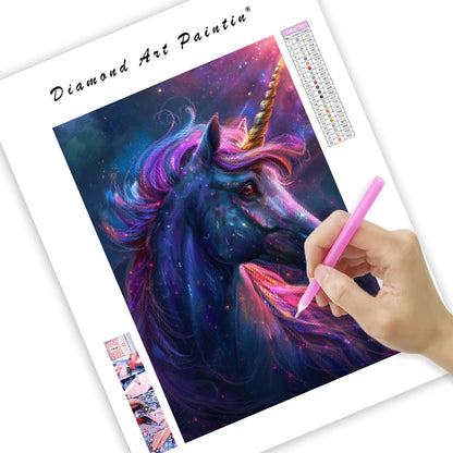 Opal Unicorn - Diamond Painting