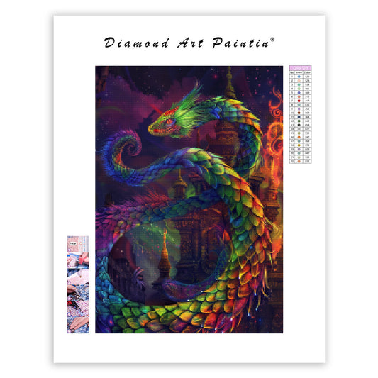 Rainbow Serpent - Diamond Painting