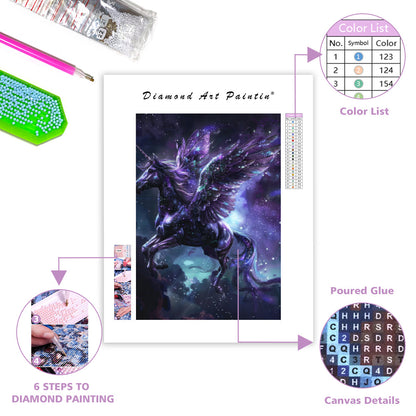 Stardust Pegasus - Diamond Painting