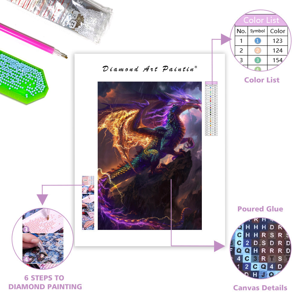 Storm Wyvern - Diamond Painting