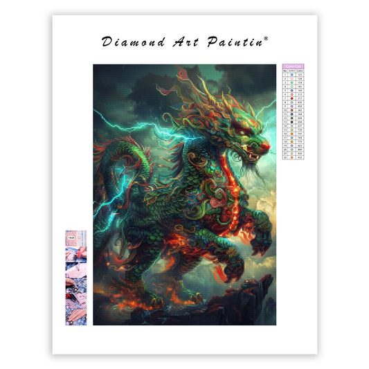Thunder Qilin - Diamond Painting