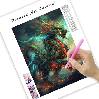 Thunder Qilin - Diamond Painting