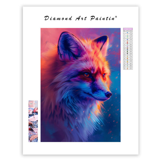 Twilight Fox - Diamond Painting
