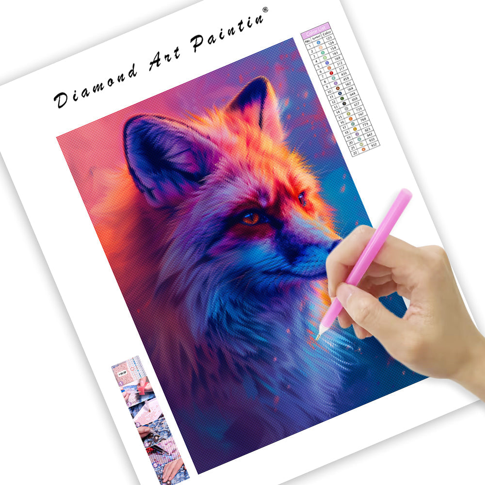 Twilight Fox - Diamond Painting
