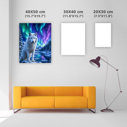 Aurora Wolf - Diamond Painting
