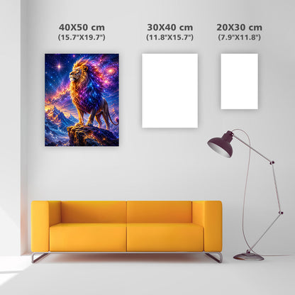 Cosmic Lion King - Diamond Painting