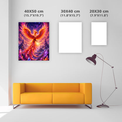 Crystal Fire Phoenix - Diamond Painting