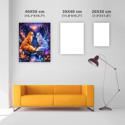Crystal Fox Spirits - Diamond Painting