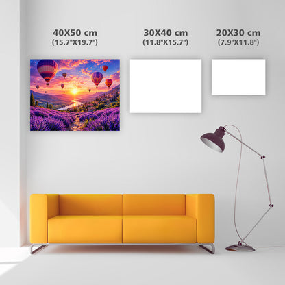 Lavender Sunrise - Diamond Painting