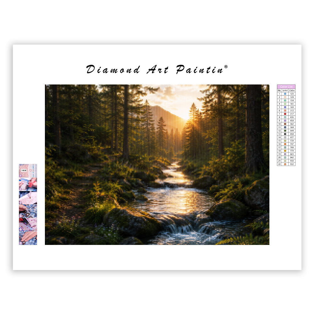 Lavender Windmill Valley - Diamond Painting