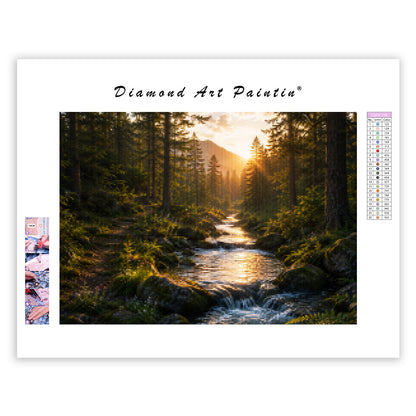 Lavender Windmill Valley - Diamond Painting