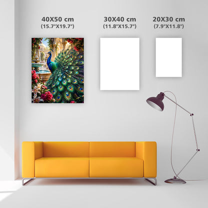 Royal Peacock Garden - Diamond Painting