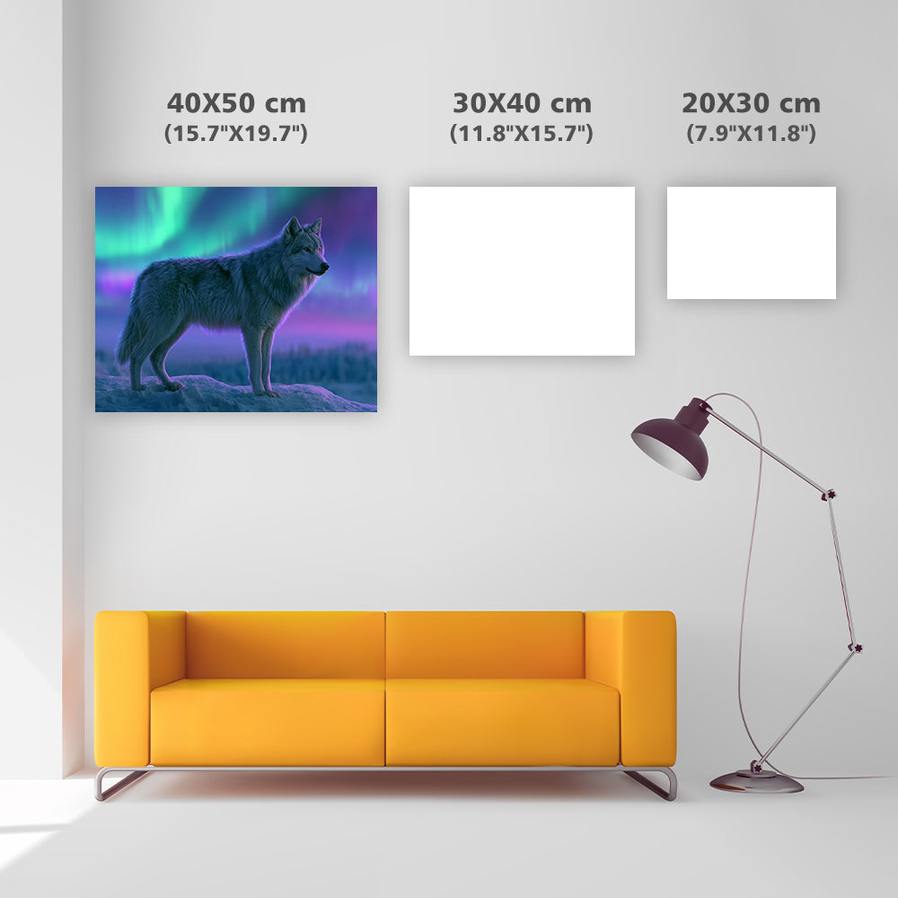 Aurora Wolf - Diamond Painting