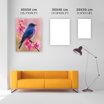Bluebird Blossom - Diamond Painting