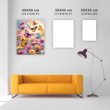 Butterfly Meadow - Diamond Painting