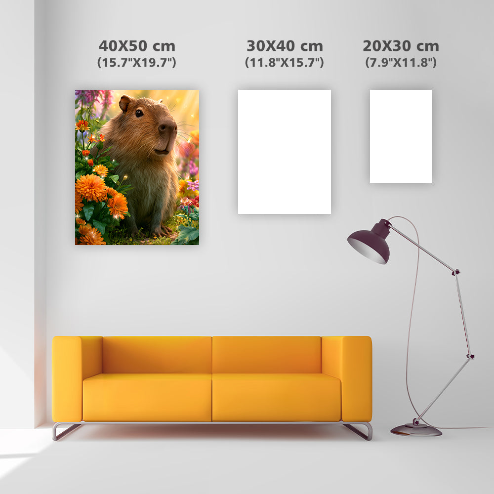 Capybara Garden - Diamond Painting