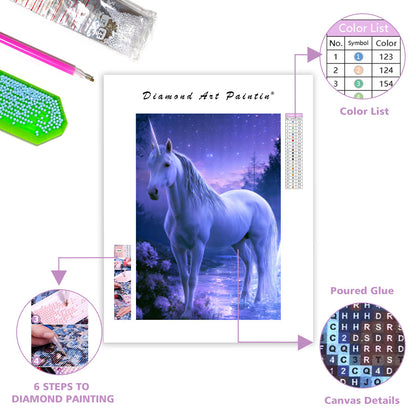 Celestial Unicorn - Diamond Painting