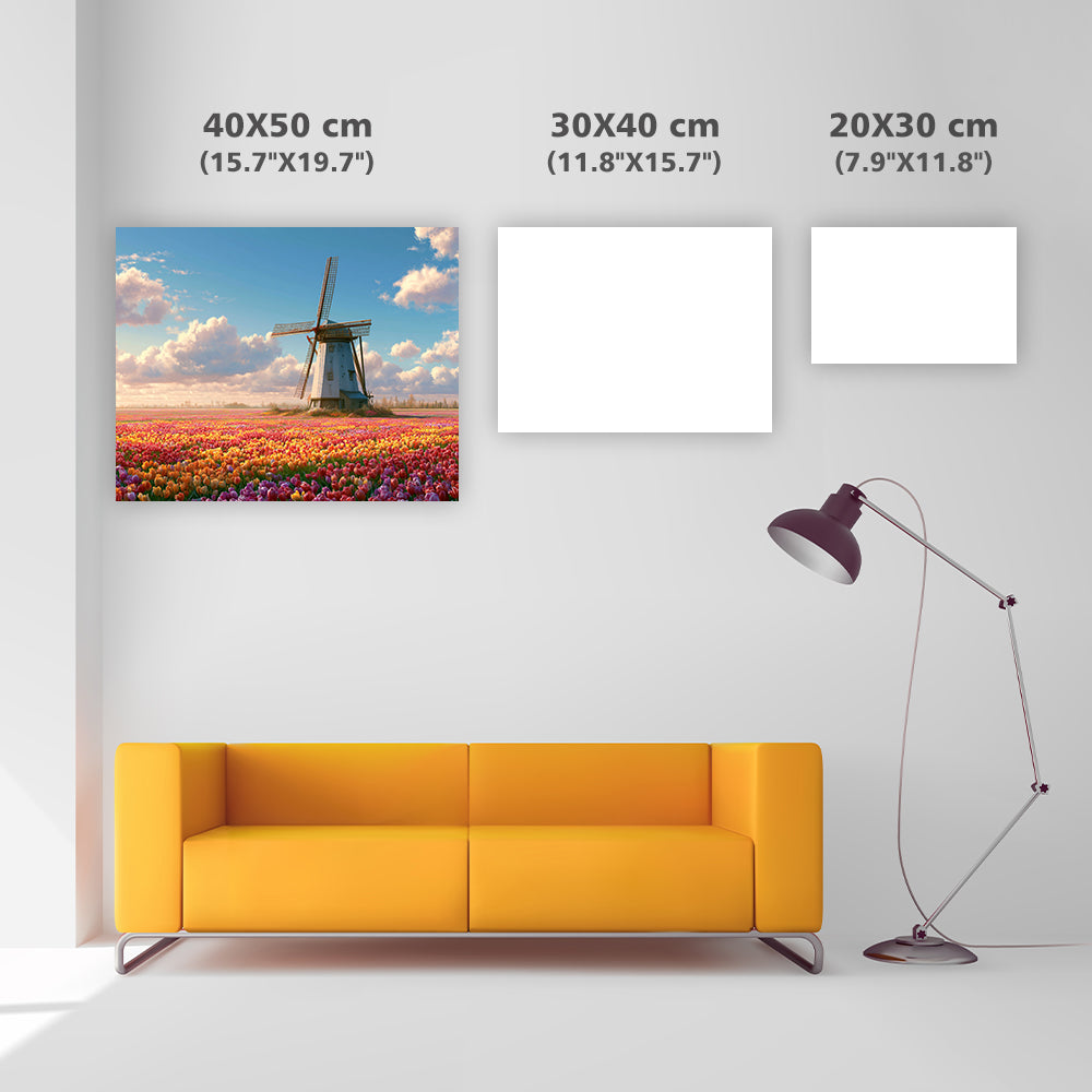 Countryside Windmill - Diamond Painting