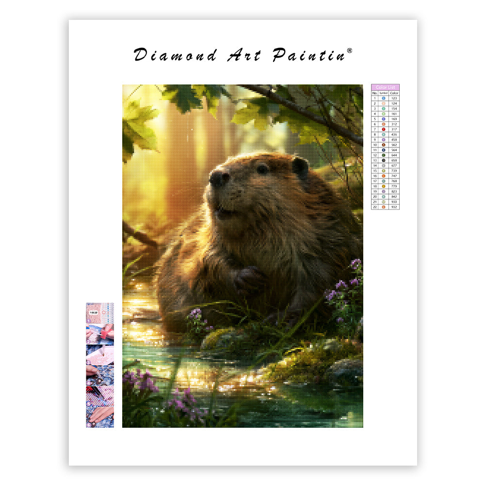 Crystal Beaver - Diamond Painting