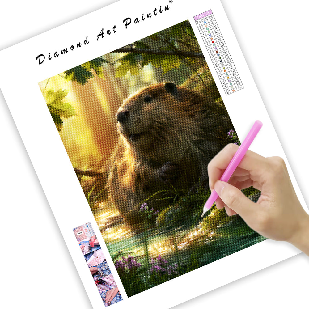 Crystal Beaver - Diamond Painting