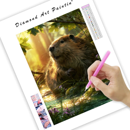 Crystal Beaver - Diamond Painting