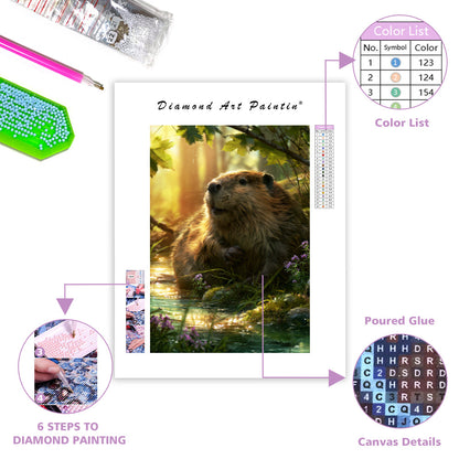 Crystal Beaver - Diamond Painting