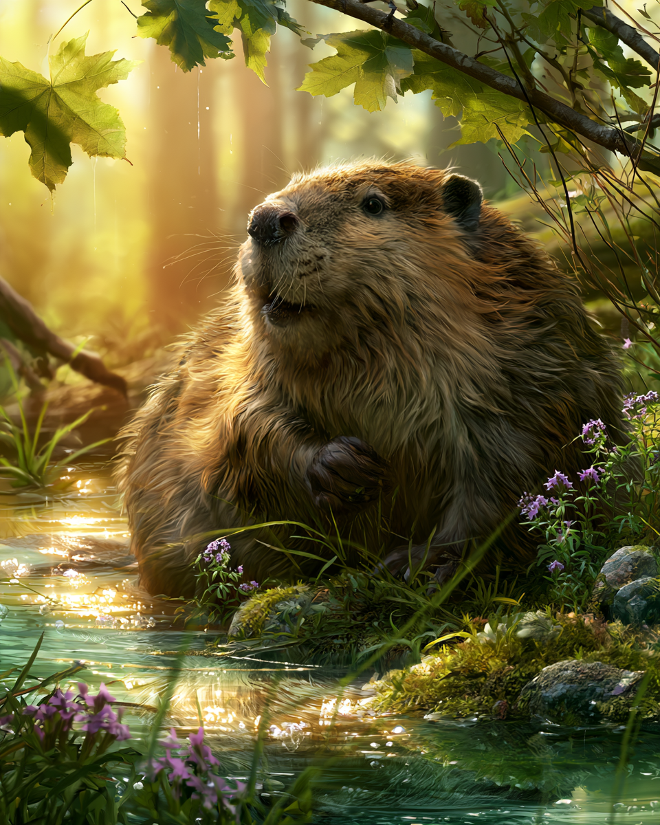 Crystal Beaver - Diamond Painting