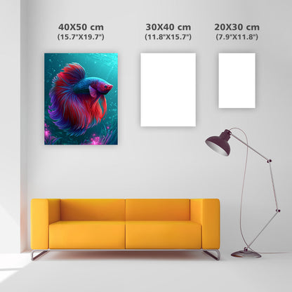 Crystal Betta Fish - Diamond Painting