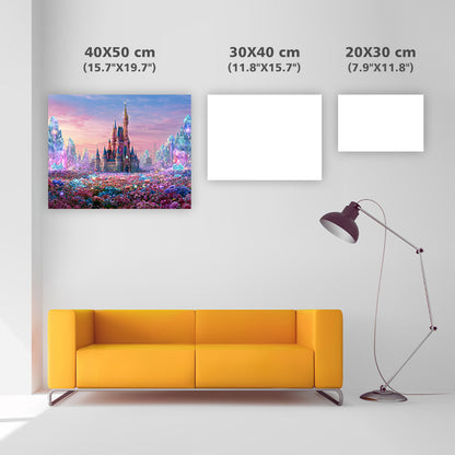 Crystal Castle Garden - Diamond Painting