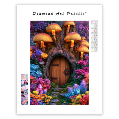Crystal Fairy Door - Diamond Painting