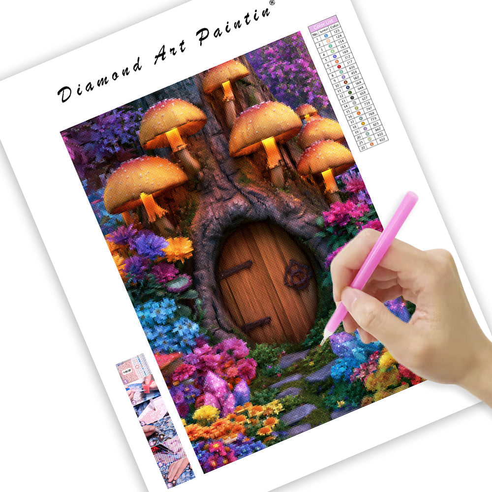 Crystal Fairy Door - Diamond Painting