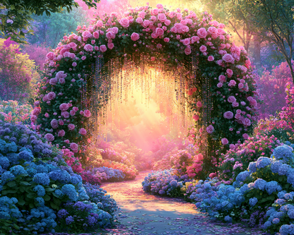 Crystal Garden Arch - Diamond Painting