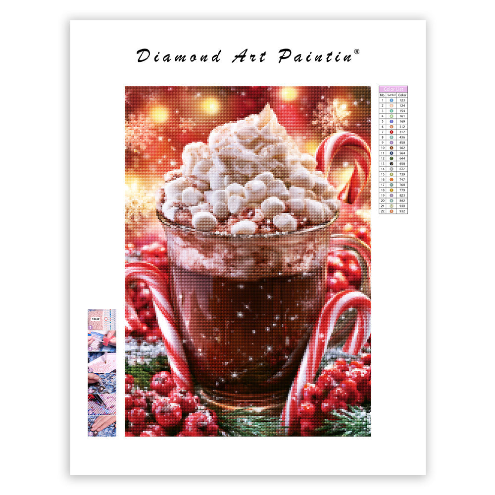Crystal Hot Cocoa - Diamond Painting